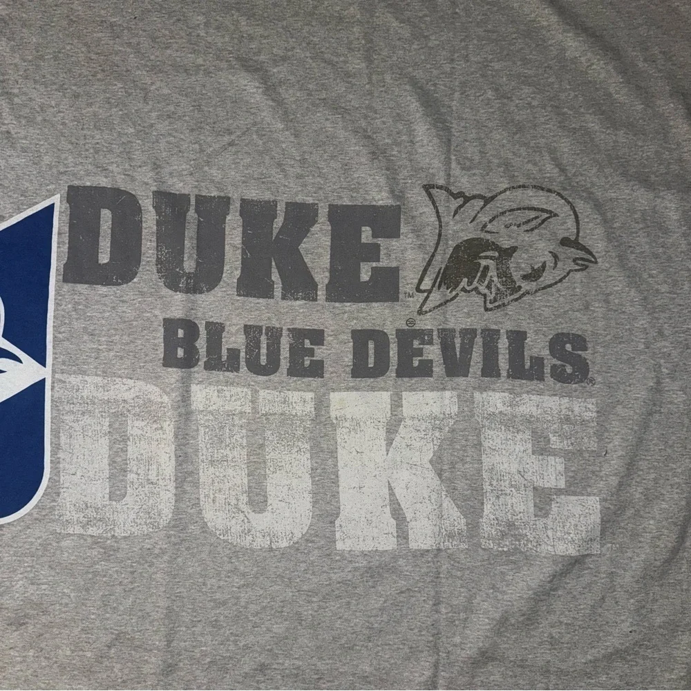 Duke Blue Devils Throw Blanket 57” x 45” NCAA Fleece Graphic Throw Grey And Blue